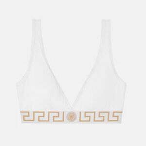 Versace Greca Border Triangle Bralette